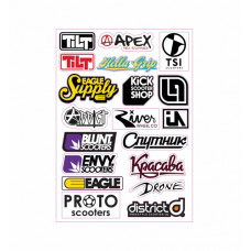 Наклейка KSS Логотипы Sticker