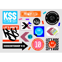 Наклейка KSSx10 лет Sticker Наклейка KSSx10 лет Sticker