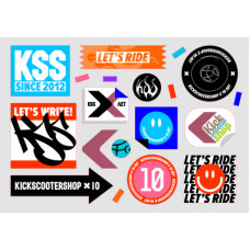 Наклейка KSSx10 лет Sticker