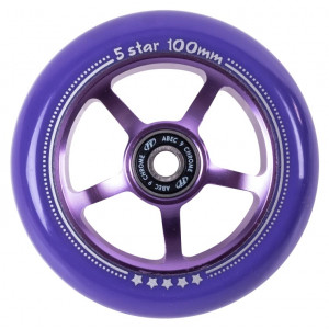 Колесо для самоката Tech Team 5 STAR 100мм (Purple)